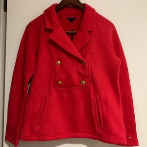Red Tommy Hilfiger coat